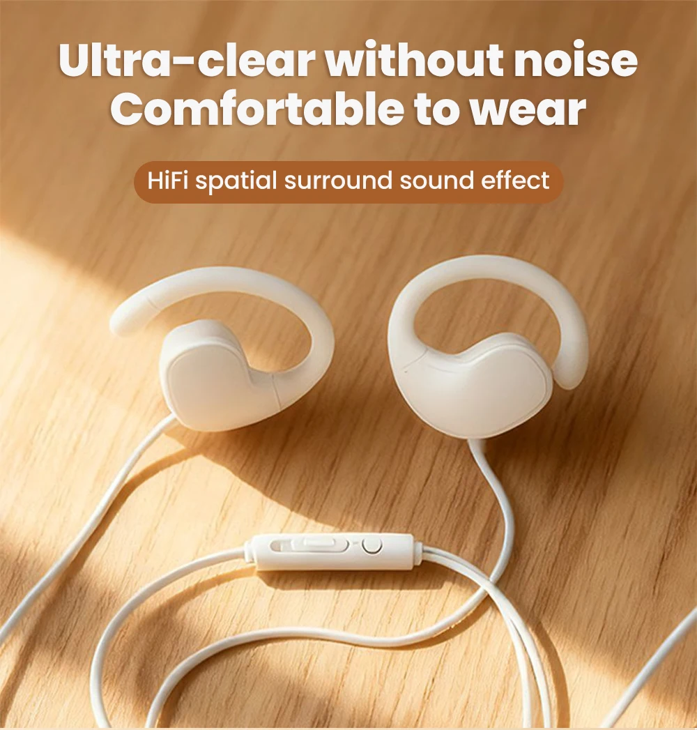 Wired Over-ear Headphones With Microphone For Digital Music Audio_voghion.com
