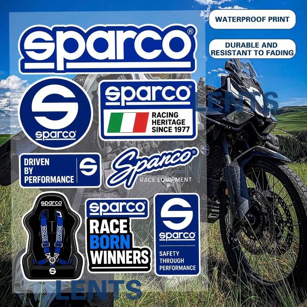 Spars-co Streetwear Brand Stickers Set Waterproof Vinyl Decals For Laptop Helmet Skateboard Motorcycle Car Phone Case