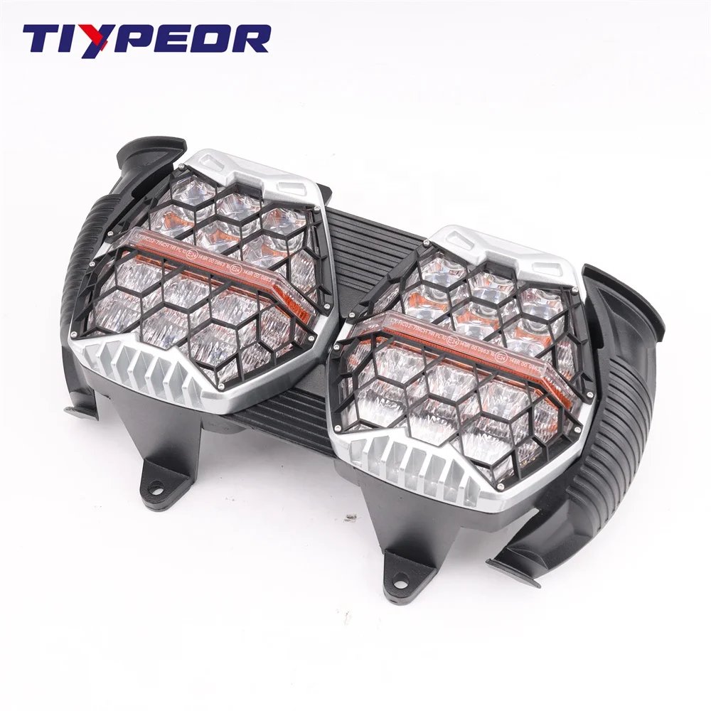 Motorcycle Road Sliding 2015-2023 Dual Light Emitting Diode DRL Sealed beam of light Headlamp Motorcycle Headlamp DRL view 5