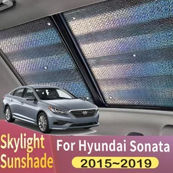 Sunroof Sunshade Suitable For Hyundai Sonata LF MK7 2015~2019 2016 2017 Car Panoramic Roof Heat Shield Window Sunshade Anti-UV