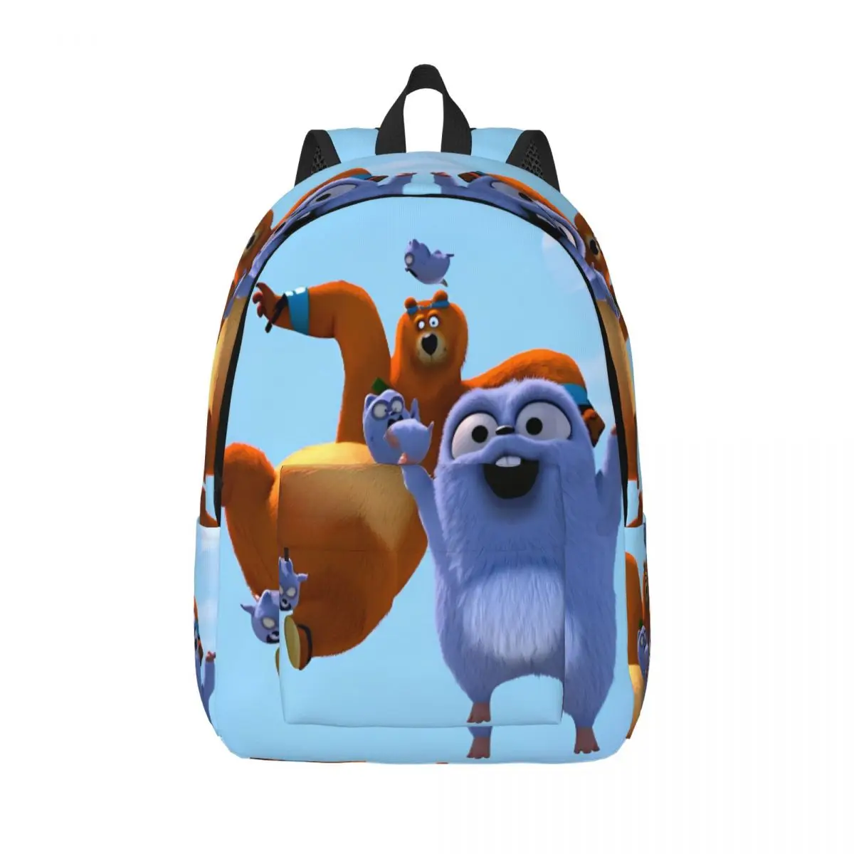 

GRIZZY AND THE LEMMINGS Cool Backpack Lightweight High School Hiking Travel Bear Daypack for Men Women College Canvas Bags