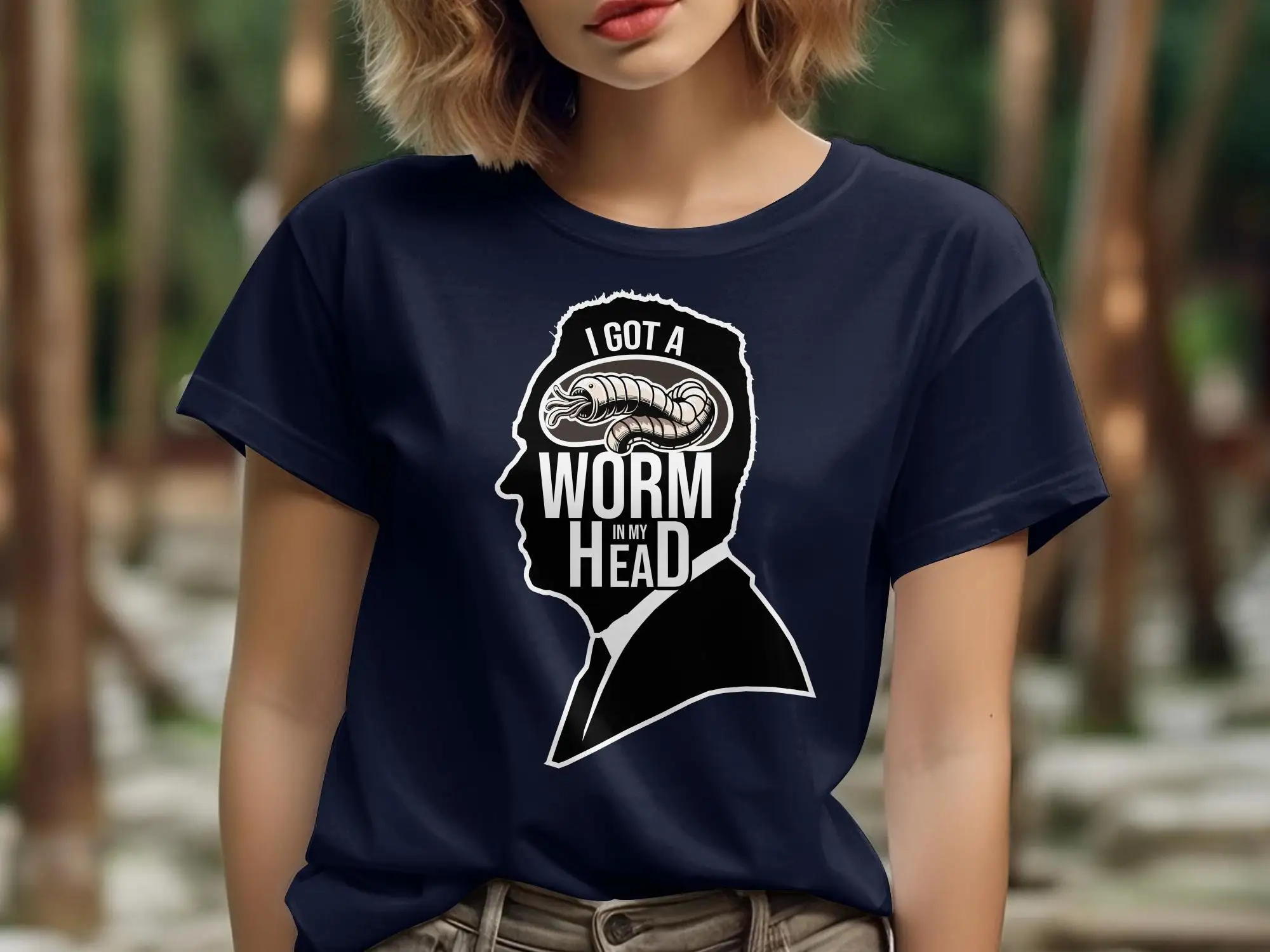 I got a worm in my head meme shirt Best presidential candidate despite having his