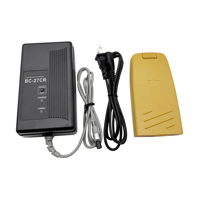 Imagem -01 - Carregador de Bateria para Estações Totais Top-con Topografia Bt52qa Bc27cr Carregador Bt-52q Bt52qa Pin carregador de bateria para estacoes totais top con topografia bt52qa bc27cr carregador bt 52q bt52qa pin 01