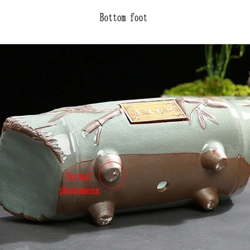 Creative Ceramic vintage Flower Pot Simple Succulent Plant Container Green Planters Bonsai Pots Flowerpot Home Decoration
