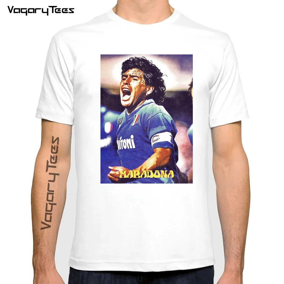 2020 Commemorate the great legend Diego Armando Maradona T-shirts Men Classic O-Neck Top tees