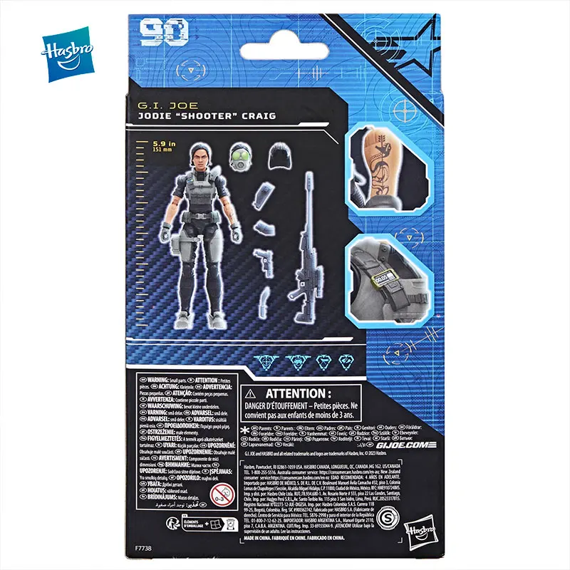 In Stock Original G.I. Joe Classified Series Nightforce Jodie Shooter Craig 6-Inch Action Figure Collectible Model Toys