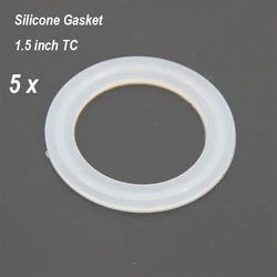 Silicone Half Flat Gasket for 1.5 Inch Tri Clover Cap 5pcs/lot