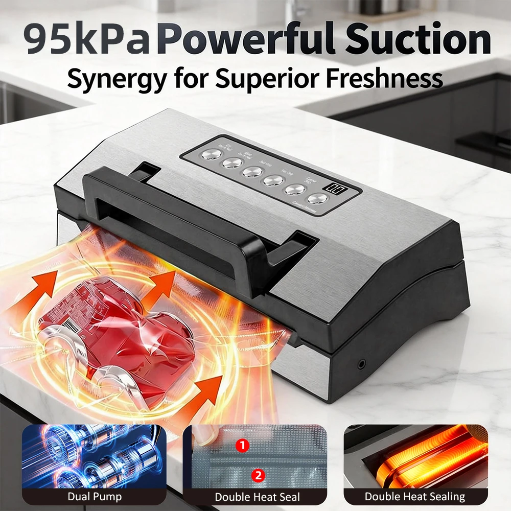 Maszyna do pakowania próżniowe – Food Storage Vacuum Sealer Machine recenzja i cena