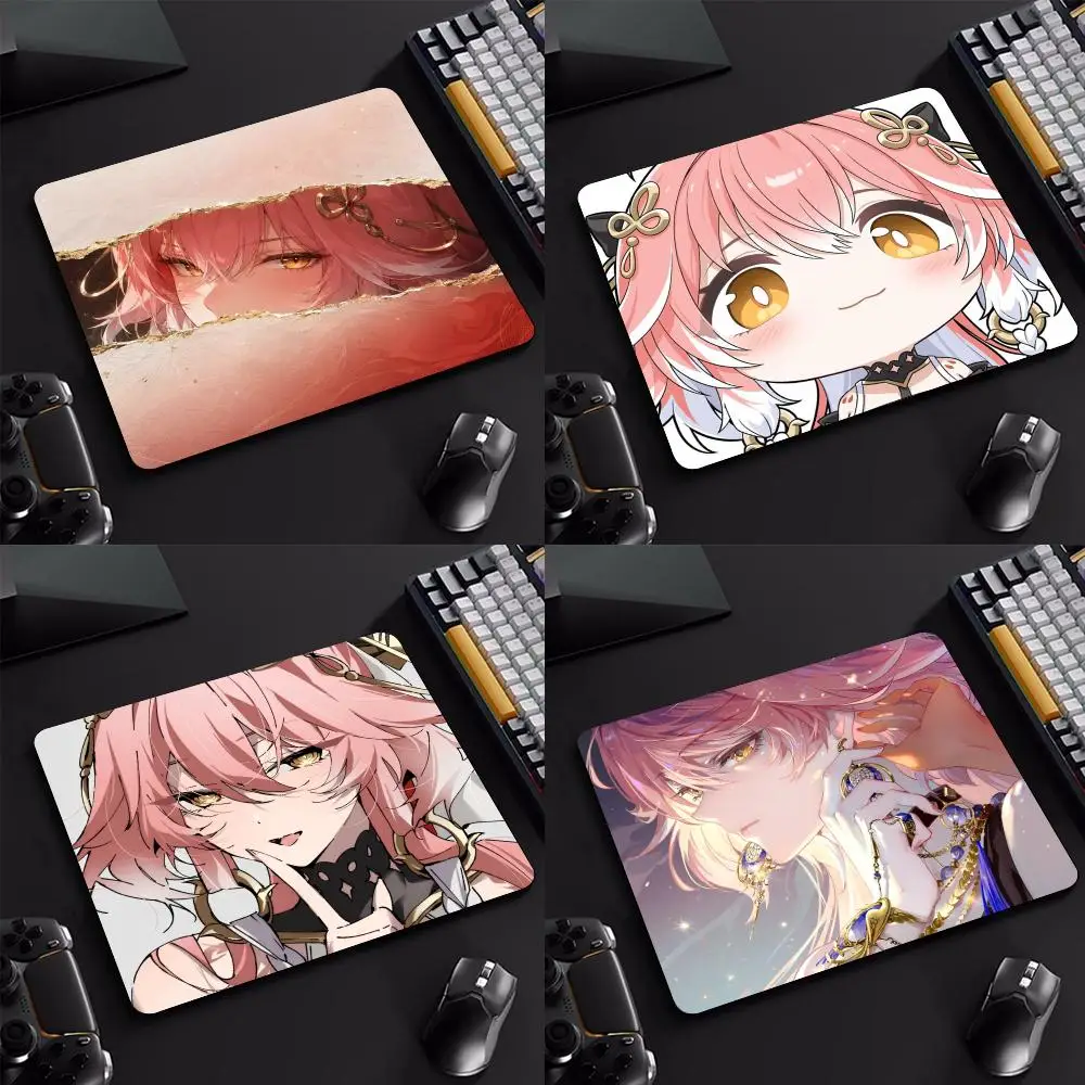 Wuthering Waves Changli Mouse Pad Cartoon rubber Small mouse pad desktop computer office keyboard e-sports ROGs game
