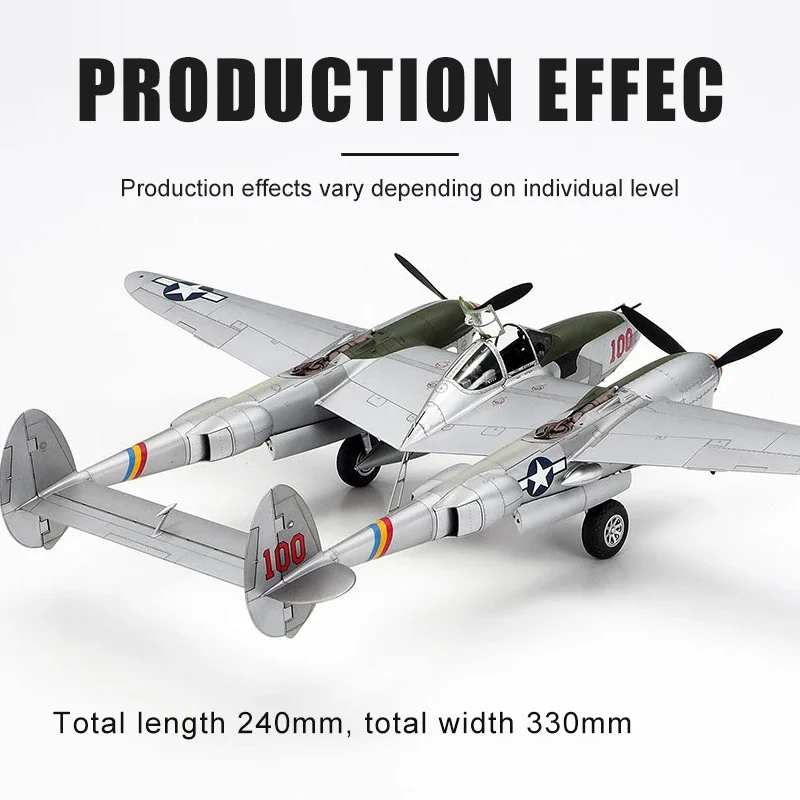 Tamiya Assemblage Vliegtuig Modelkit 61123 Lockheed (R) P-38J Bliksembommenwerper 1/48