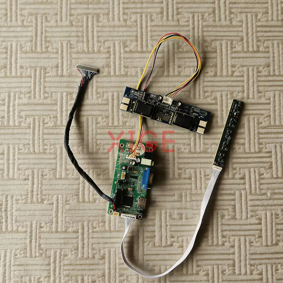 

Для M170EN07 M170EG02 M170EU01 M170EG01 Комплект платы контроллера привода дисплея DIY 1280*1024 VGA + HDMI 1280x1024 4-CCFL 30 контактов LVDS