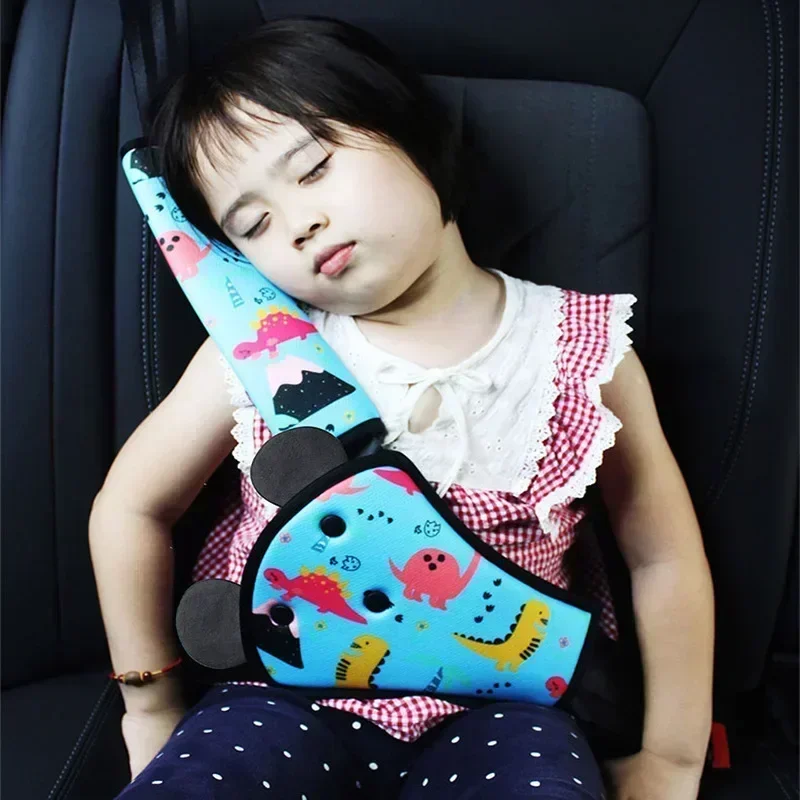 

Kids Seat Safety Belt Adjustment Interior Car Seat Belt Kit Anti Strangulation Neck Limiter for Child Safety Seat Belt Cover