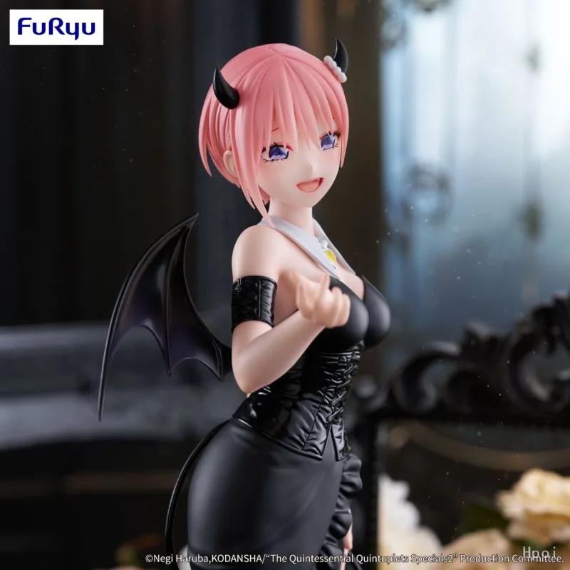 

BANDAI Authentic Gotoubun No Hanayome-Nakano Ichika-BiCute Dark FuRyu Collection Series Model Cartoon Character Original Gift