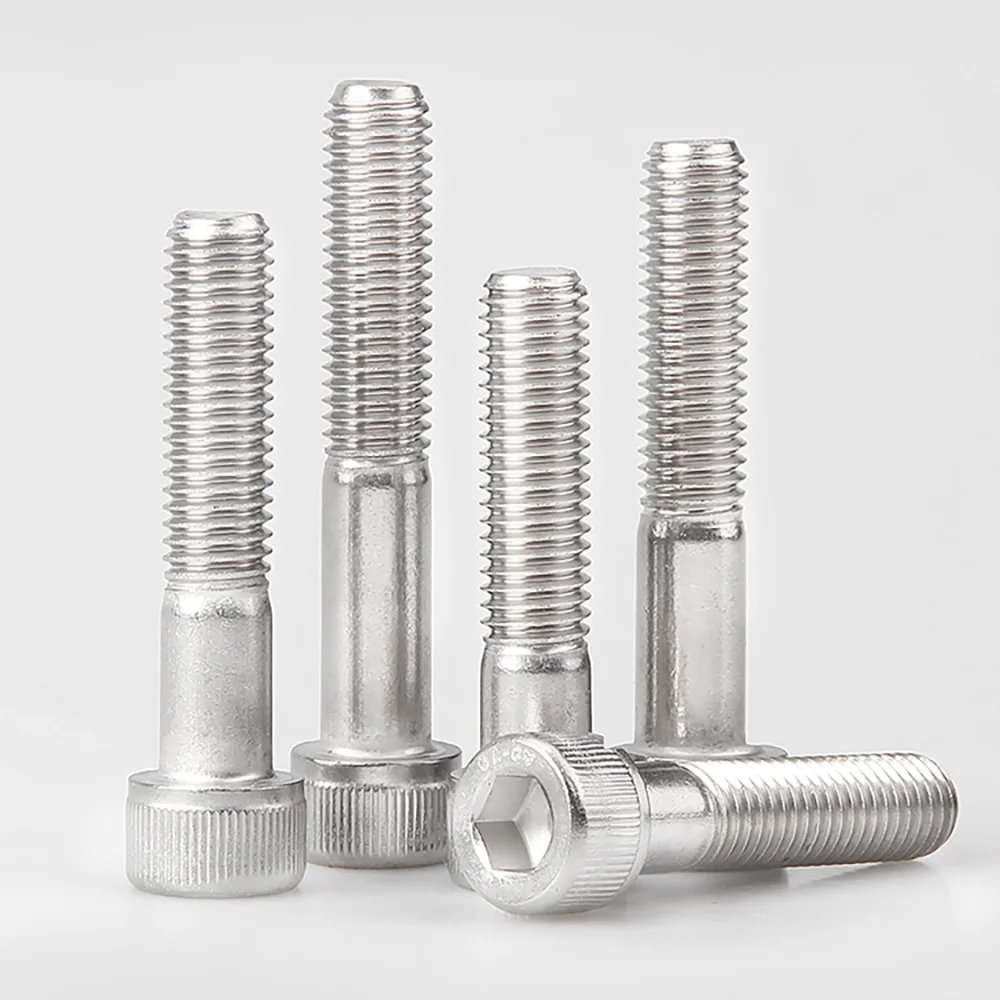 A4 316 Stainless Steel Partial Thread Hex Socket Bolts M5-M12 30-150mm Heavy Equipment Maintenance Replacement Screws