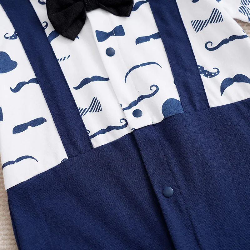 العصرية 100% القطن الطفل نيسيي التلبيب لينة ربطة القوس فيونكة الاسلوب المناسب عادية مريحة محبوك الوليد رومبير البحرية لطيف كول الرضع