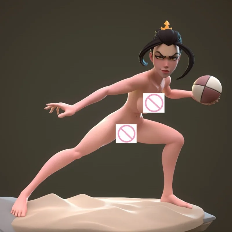 

Basketball Girl Full Resin Figure Model Kit 1/24 Scale Unassembled Unpainted Toy