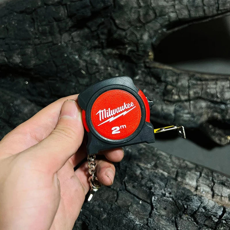 Imagem -06 - Milwaukee-mini Tape Measure Keychain Portátil Decorar Interior ao ar Livre Ferramenta de Medição 48225507 2m