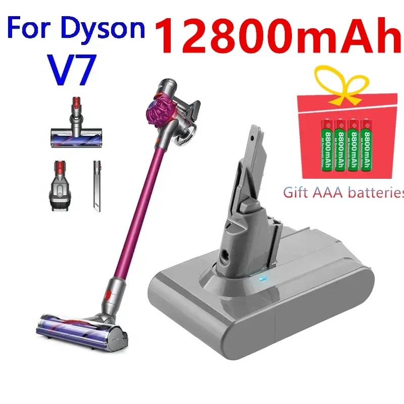 

Batería de repuesto para aspiradora de mano Dyson V7 SV11, 68000mAh, Absolute Animal Fluffy