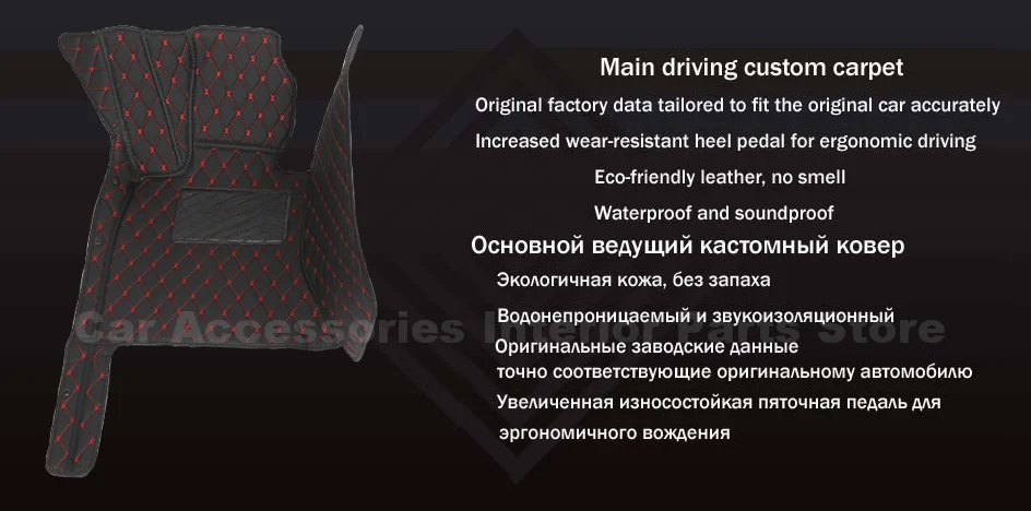 Dywaniki samochodowe dla Audi e-tron etron 2021 2020 2019 niestandardowe akcesoria samochodowe części do wnętrza wodoodporne antypoślizgowe dywany