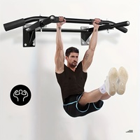 Home Gym Wall-Mounted Pull-Up Bar with Stable Triangular Structure Indoor Fitness Equipment for Upper Body Exercise And Bodybuil