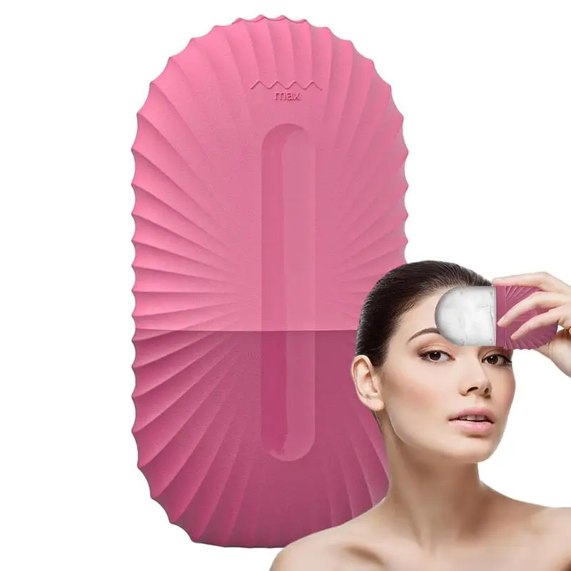 Molde de silicona para cubitos de hielo Facial, masajeador Facial hidratante, lavable, congelación, belleza, hinchazón, horno, glaseado