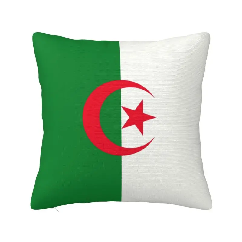 Custom Algeria Flag Pillowcase Modern Cushion Cover Soft Pillowcase