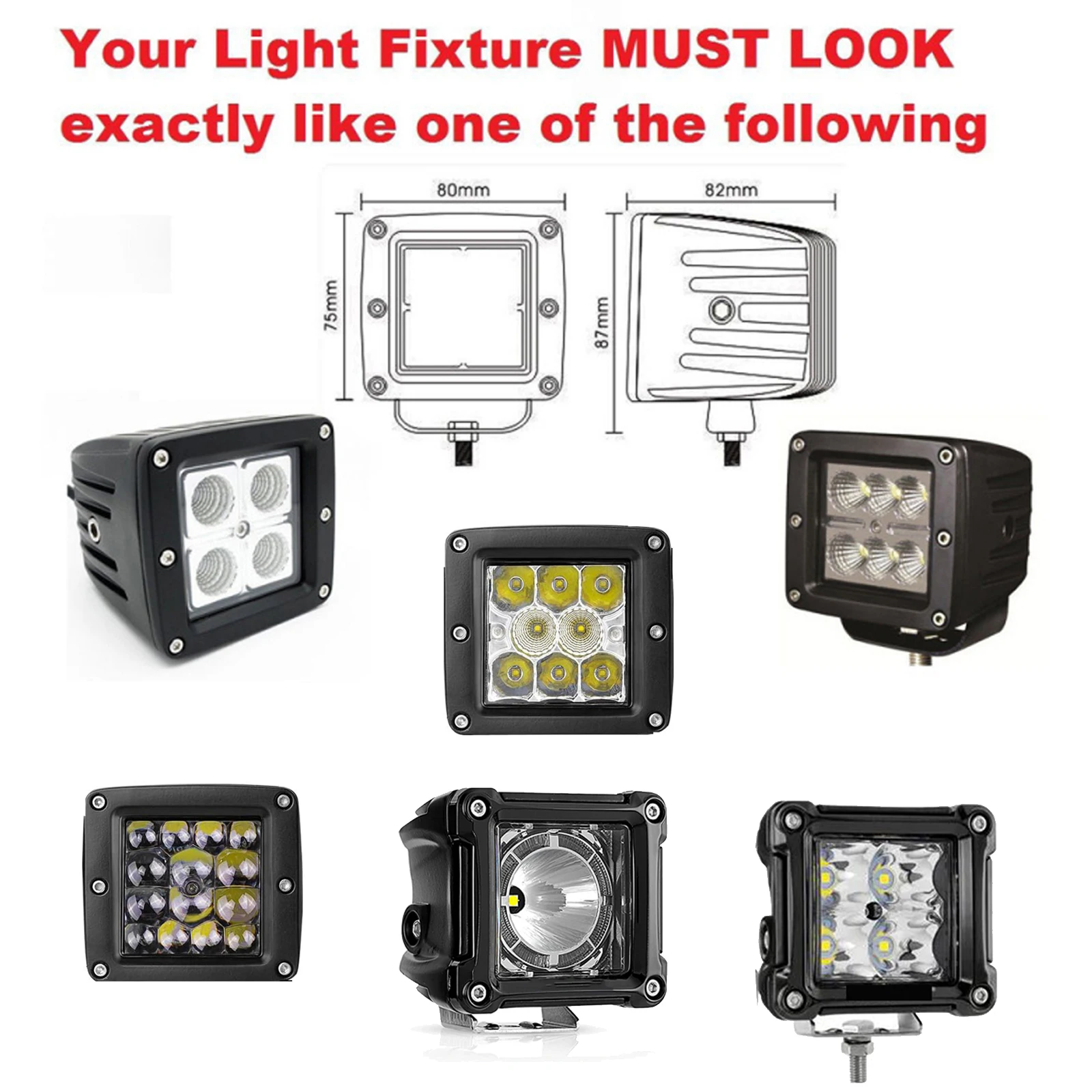 LED-Arbeitslichtleiste, staubdicht, Schutzabdeckungen, bernsteinfarben, klar, schwarz, rot, weiß, für 3 Zoll, 4 Zoll, 7 Zoll, 12 Zoll, 20 Zoll, 22 Zoll, 32 Zoll, 42 Zoll, 52 Zoll LED-Licht – Detail 12