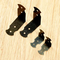 4/8pcs Decorative Corner Protectors Retro Luggage Box Corners Iron Brackets Furniture Desk Edge Cover Antique Bronze 41mm/24mm