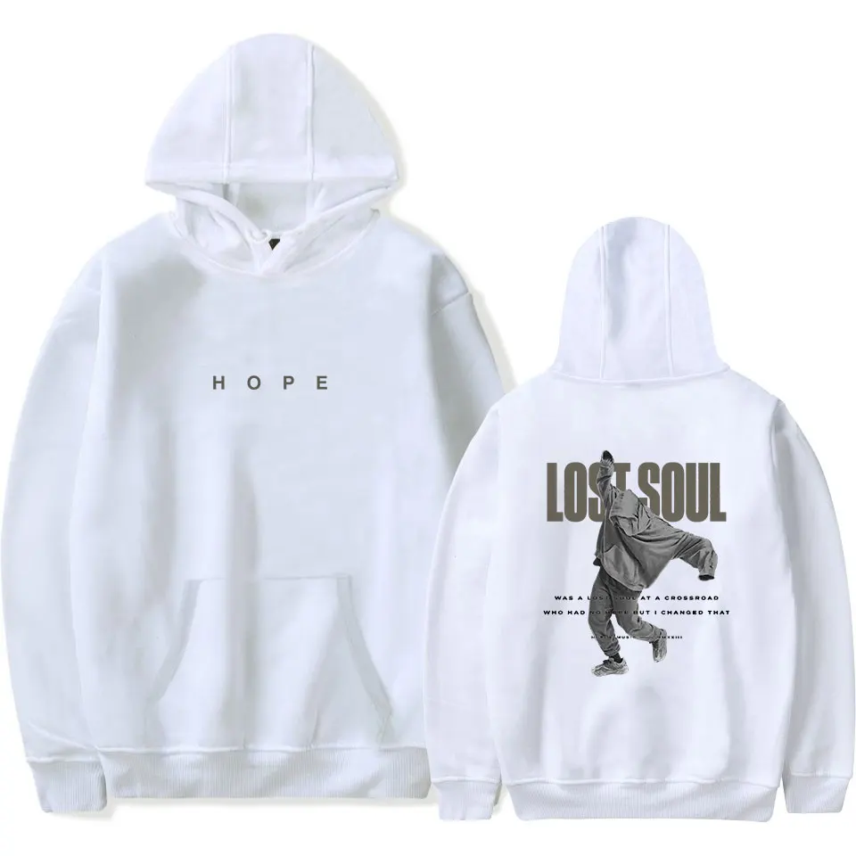 NF Hoodie HOPE Lost Soul  Rapper Hoodies Women Men Long Sleeve Pullovers Sweatshirt Rapper HipHop Merch