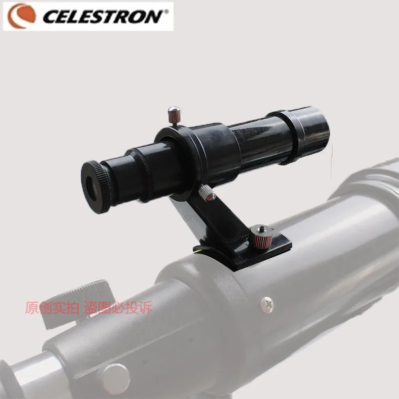 Celestron 5x24 astronomical Telescope Finderscope optical finder Riflescopes with Sight Bracket crosshair Black no monocular