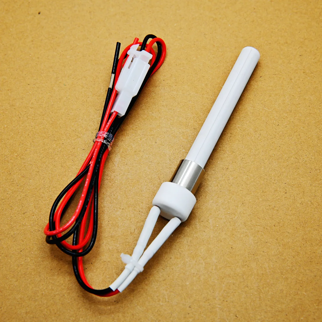 

220V 300W pellet furnace igniter black white ceramic igniter ceramic heating tube pellet furnace spark plug