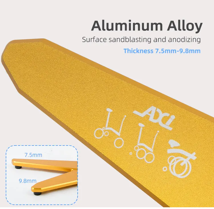 AXI Klappbarer Fahrrad-Parkständer, glatt, für Brompton Pline Cline Debugging Dahon P8, Aluminiumlegierung, CNC-Basis – Detail 5