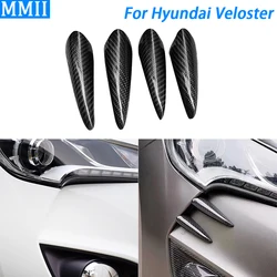 For Hyundai Veloster Turbo 2011-2017 Real Carbon Fiber Front Bumper Side Splitter Panel Car Decoration Retrofitting Accessories