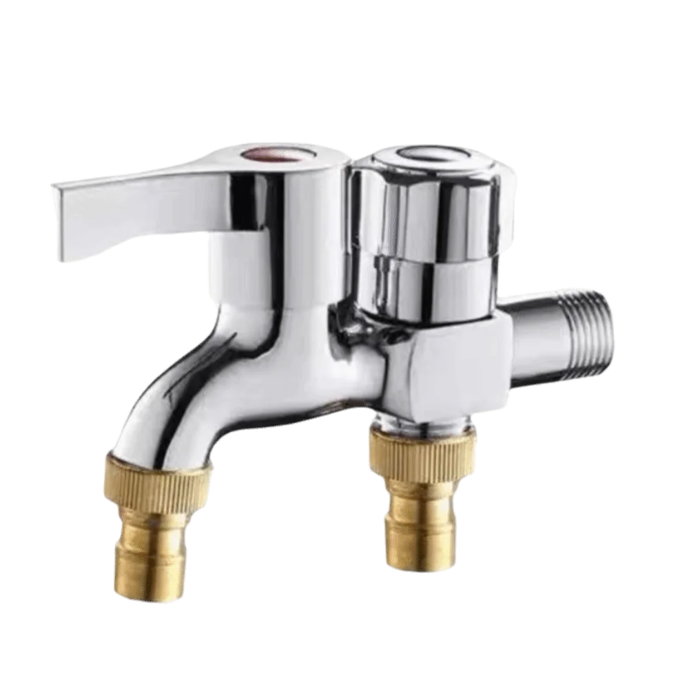 

Кран для стиральной машины с медным сердечником, утолщенный из нержавеющей стали, с одним входом и тремя выходами, адаптер-разветвитель