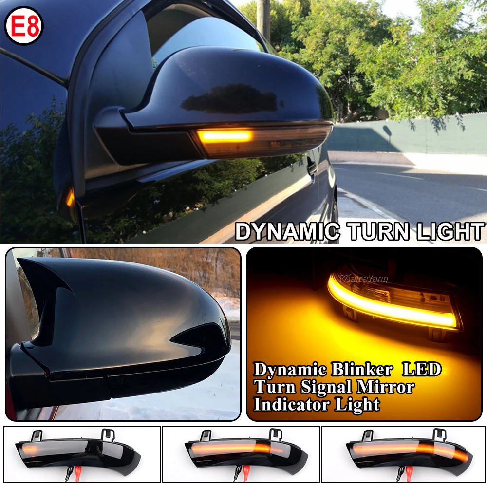 Dynamischer LED-Rückspiegel-Blinker für Passat B6 VW Golf 5 Jetta MK5 Autoteile – Detail 2
