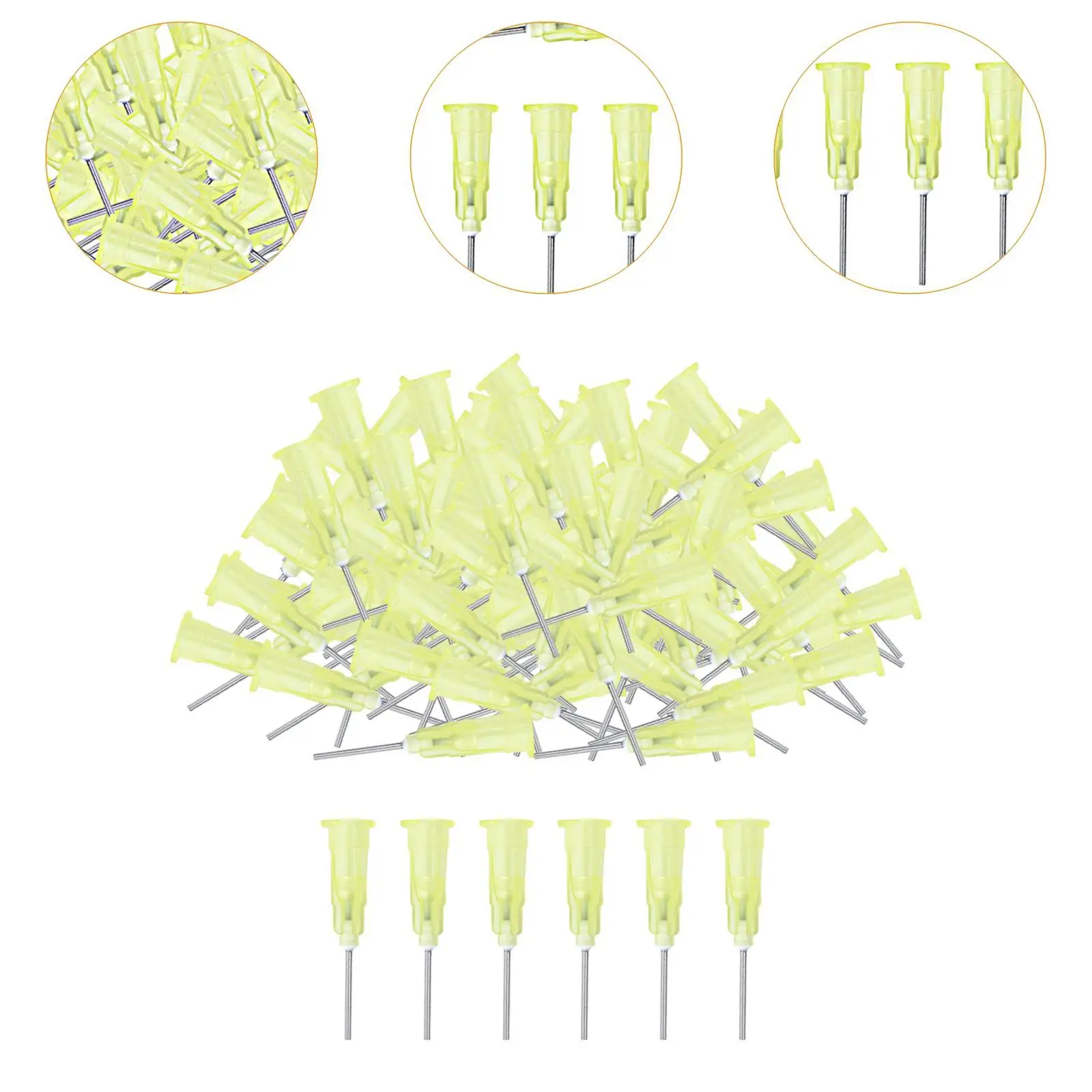2x 100 Blunt Tip Dispensing Pins for Industrial Applications in DIY Projects