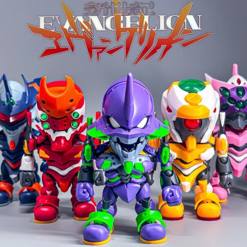 En Stock, Caja Sorpresa Original Soskill Eva, Neon Genesis Evangelion, Figura Artesanal en Versión Q, Regalos Coleccionables