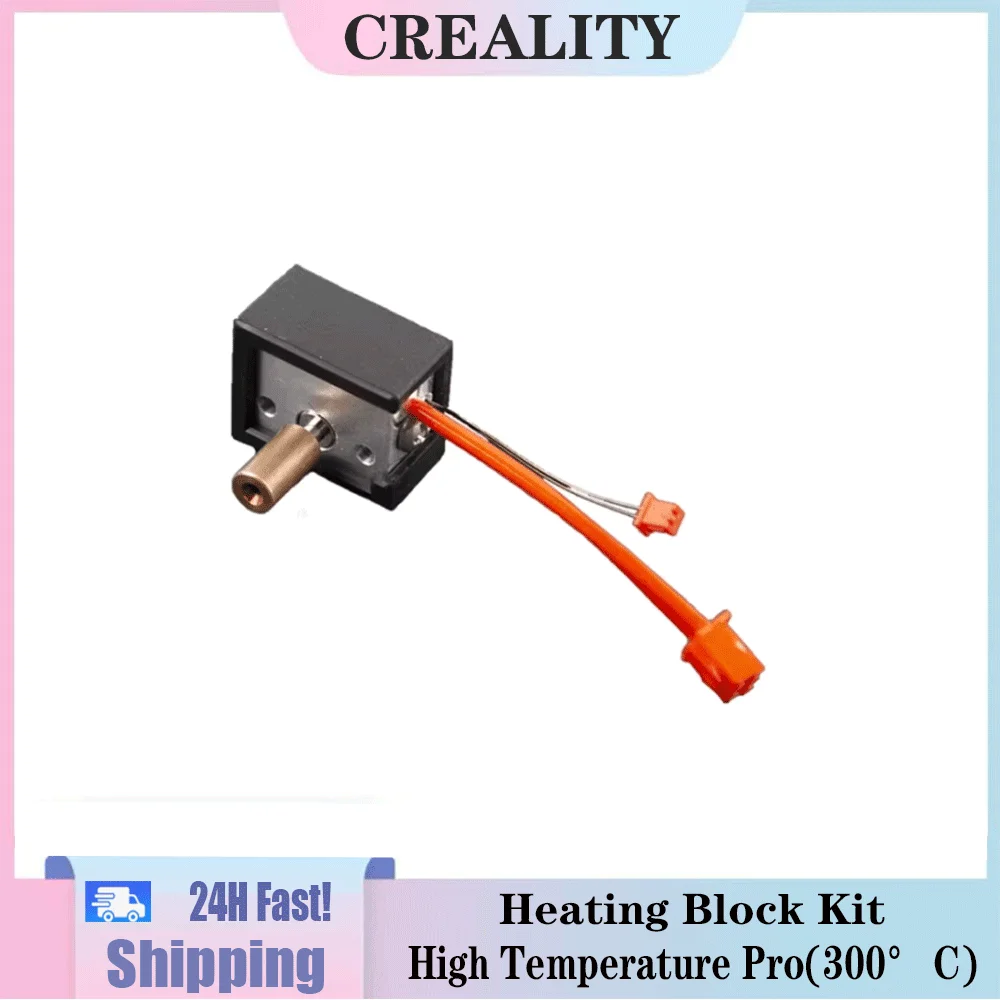 Creality Sprite High Temperature Extruder Heating Block Kit pro 300℃ Compatible with Ender-3 S1 Plus/S1/S1 pro And CR-10 Smart