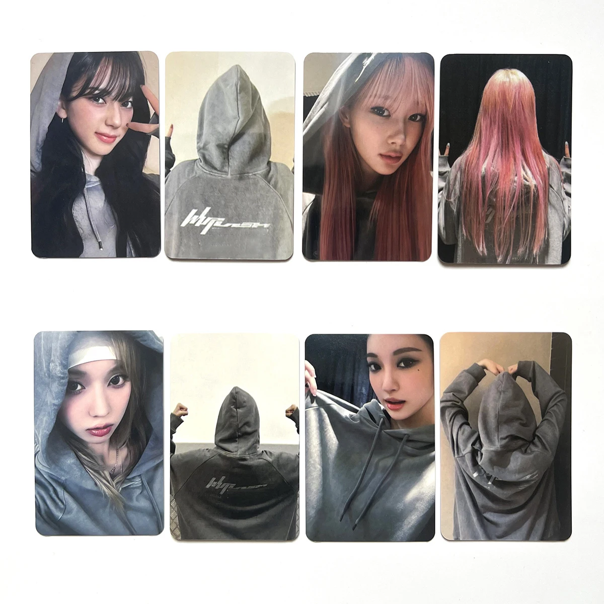 4/12Pcs/Set Kpop Karina Winter Whiplash Album Photocards List Giselle Ningning Hoodie K4 Ver Selfie Concert Lomo Cards Fans Gift