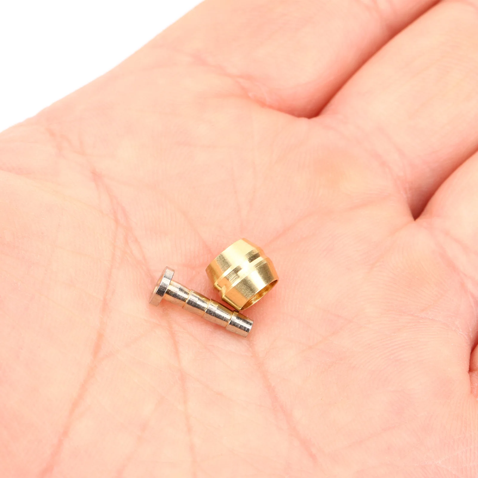 4Pcs Copper Oil-Pressure Joint Set Durable Lightweight Brake Hose Connector for Mountain Bike Replacement Bike Joint