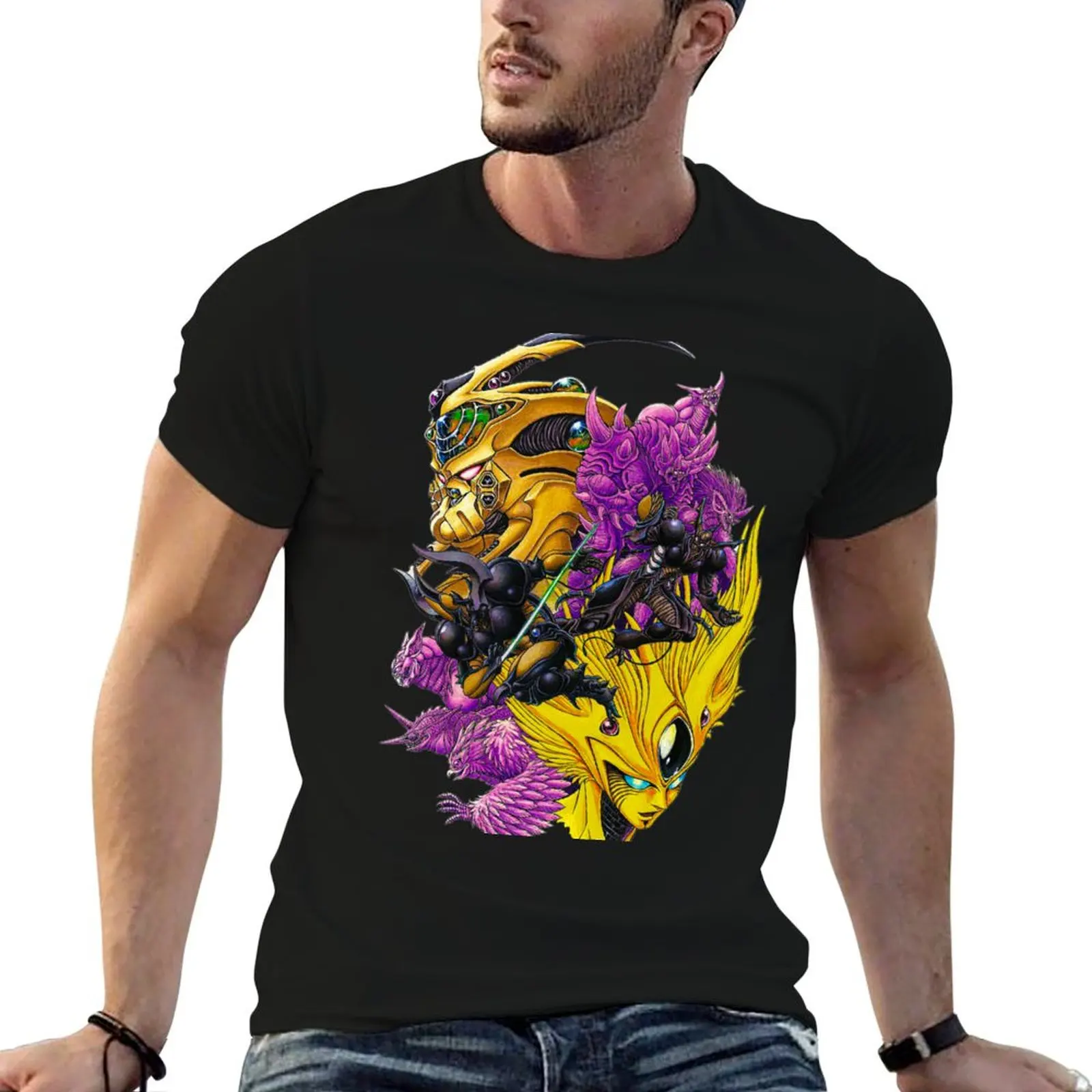 

Guyver T-Shirt t shirts for man graphic vintage man t shirt heavy cotton T-Shirt