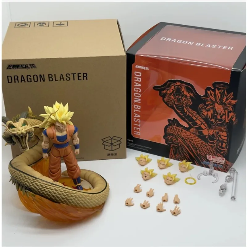 ¡En stock! Demoniacal Fit Enchanted Horse Dragon Ball Son Goku Super Saiyan 3 Dragon Fist Storm Figuras de Acción Juguetes Coleccionables