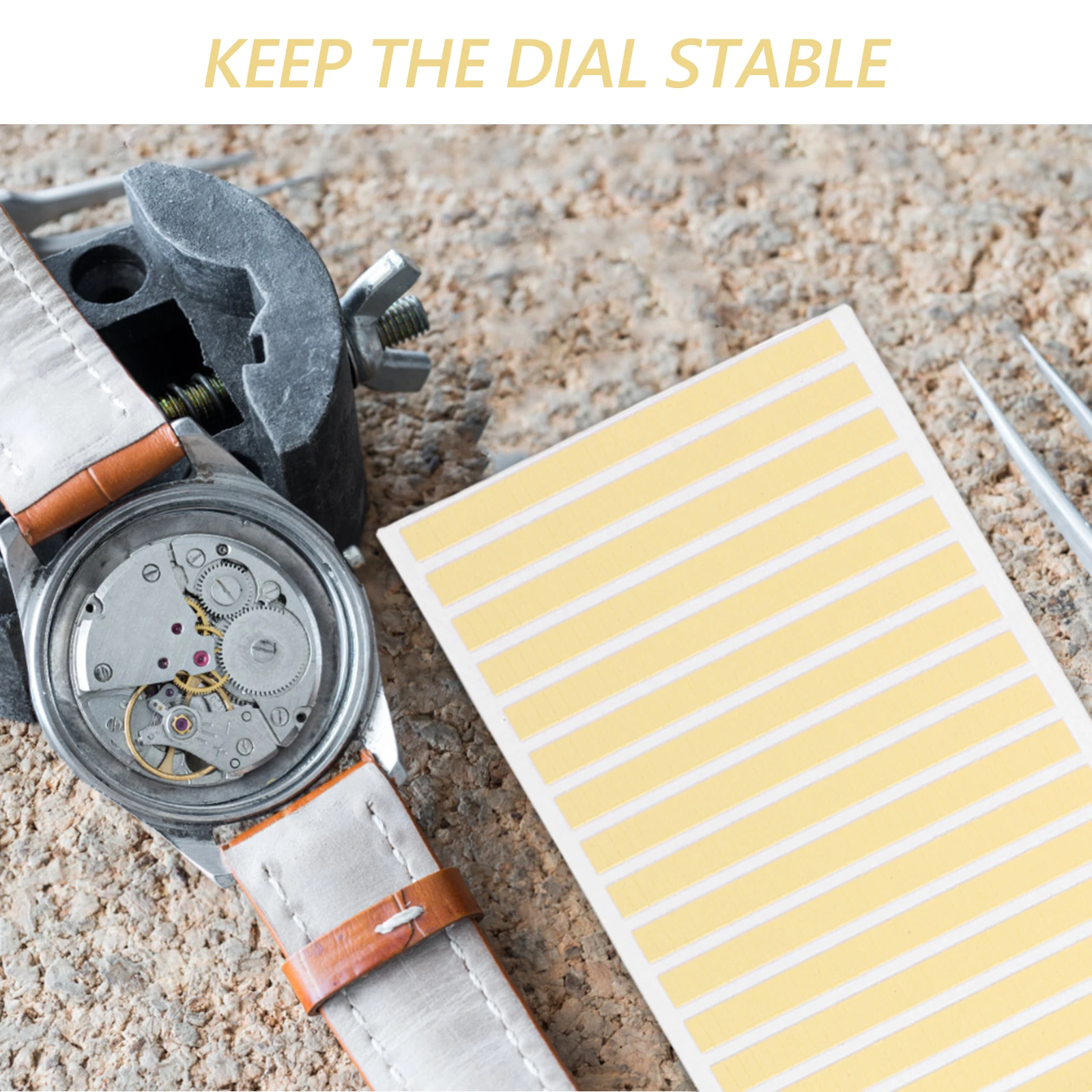

4 Sheets Double Sided Tape for Watch Repair Movement Adhesive Dial Dots Stickers Fixing Pads Watchmaker Tools Supplies