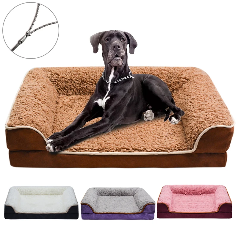 

Plush Dog Bed Mat Cat Beds for Small Medium Large Dogs Removable for Cleaning Puppy Cushion Super Soft Claming Dog Beds Pet Bed