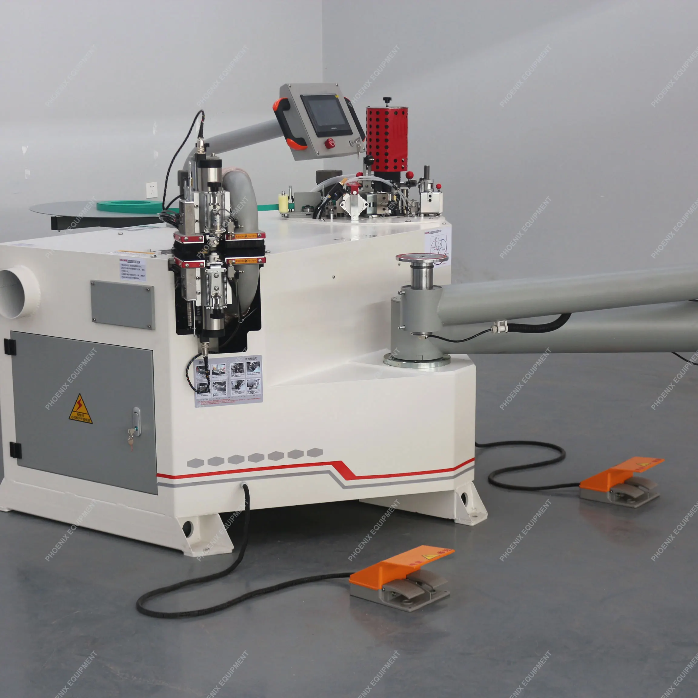 Folding Arm Curved Edge Banding Machine for Board Edge Banding Curved Straight Line Edge Banding Machine