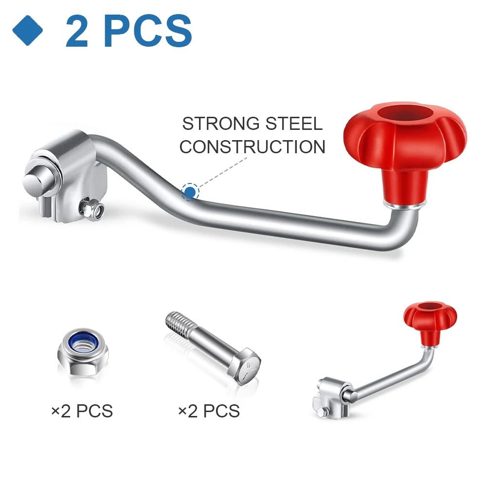 

Универсальный домкрат для прицепа, 2 шт., ручка для ветрового домкрата, сменная верхняя ручка для ветрового прицепа, кривошипная ручка, подходит для большинства домкратов, прицепов