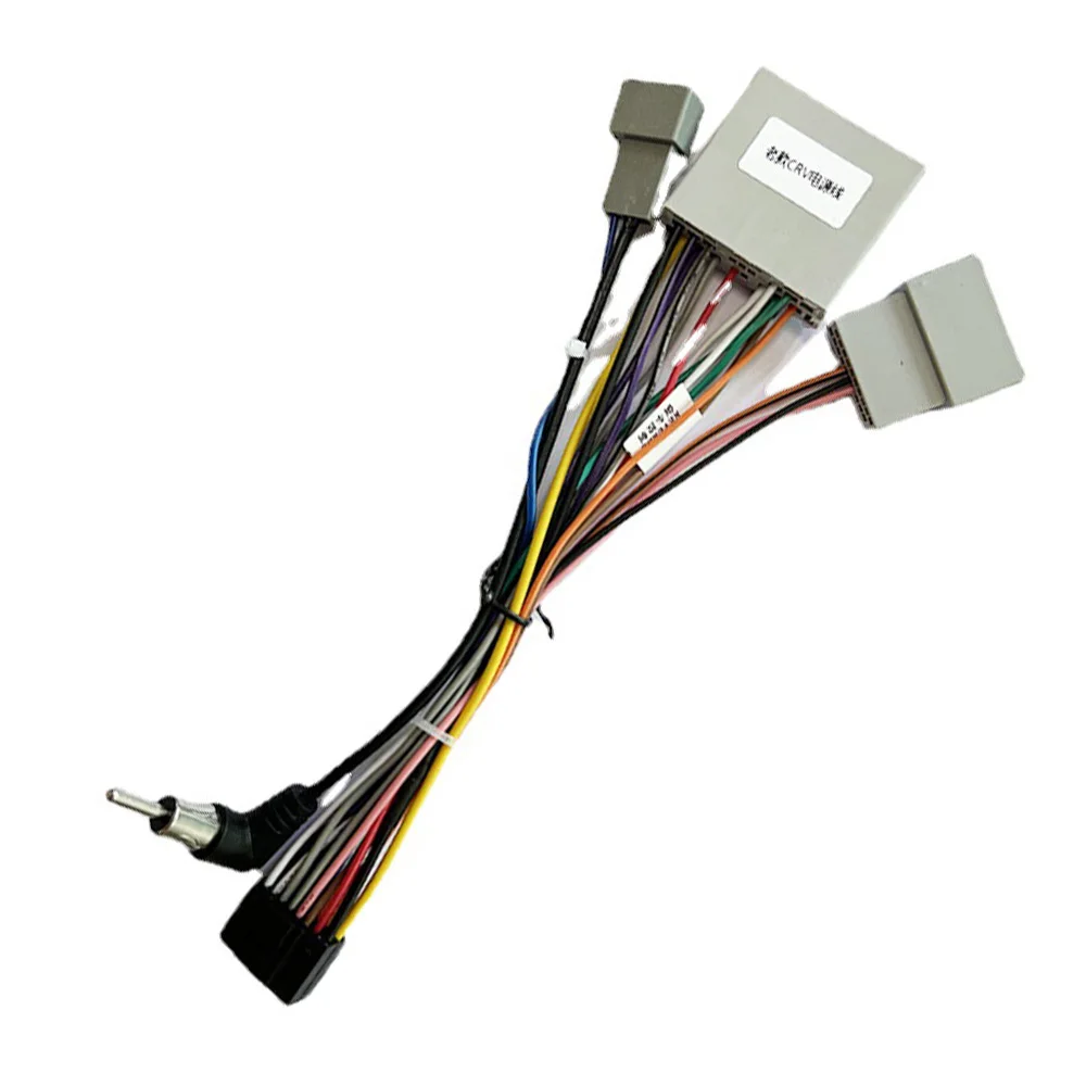 NEW HOT SALE Car Radio Stereo Wiring Harness Connector Power Cable Wire Adapter 16 Pin Fit For Civic CRV 2009