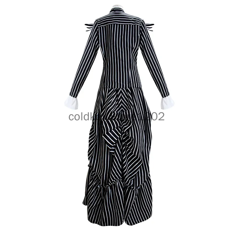 Gruselige Halloween-Kostüme für Erwachsene, Cosplay-Kostüm, Weihnachten, Jack-Uniform, Kleidung, gestreifter Herrenanzug, Kinderkostüm