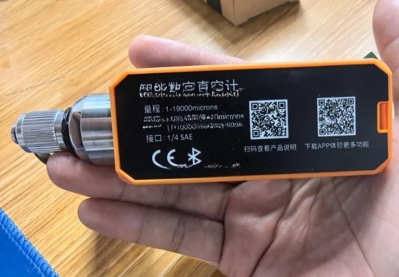 

WCS-VGW-Mini Vacuum for Gauge Micron Digital Micron Gauge Refrigeration Vacuum Tester Accurate Measurement