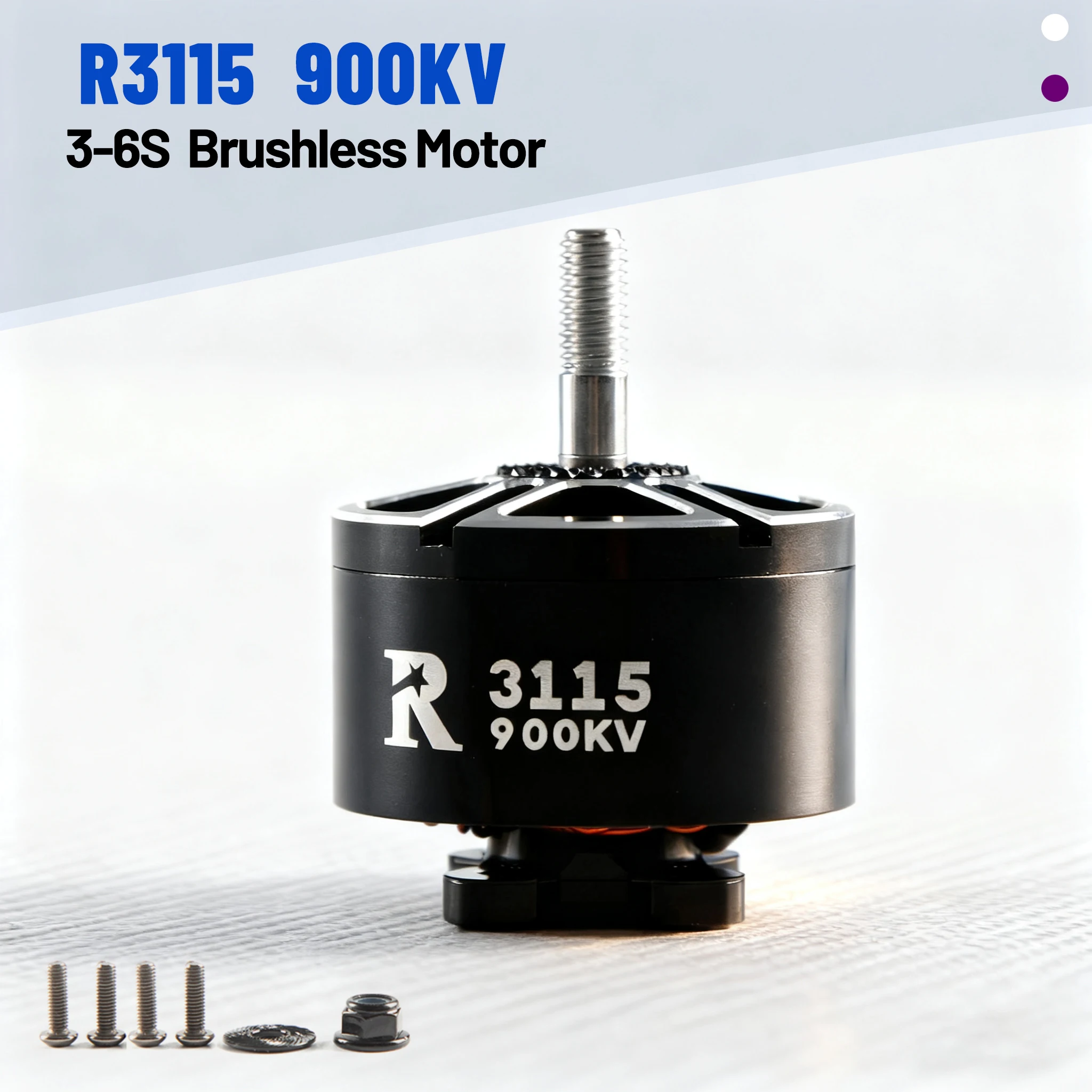 

FPV Drones 3-6S Brushless Motor R3115 900KV for RC Multirotor X-Class FPV Mark4 APEX 10inch XL10 FPV Camera Kit Frame DIY Parts